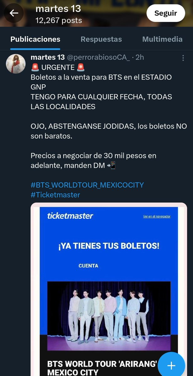 elliejomin's tweet image. Denuncien a este revendedor 

#NoALosRevendedores
#NoALaReventa 
#ARMYNoCompraReventa