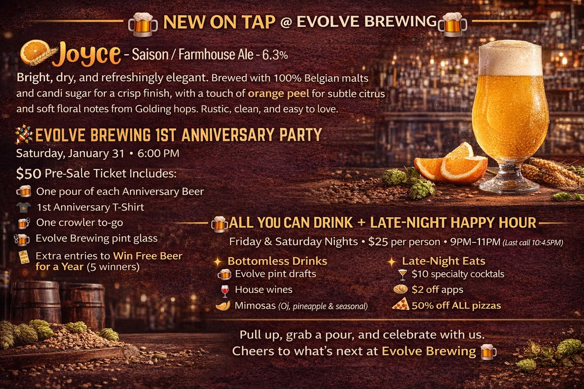 Evolve Brewing tweet media