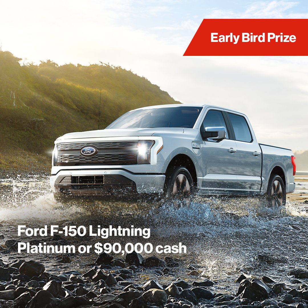 Drive into 2026 in style! Play by January 30 for your chance to win the Early Bird Prize: a Ford F-150 Lightning Platinum or $90,000 cash!

Play now at: heartandstrokelottery.ca