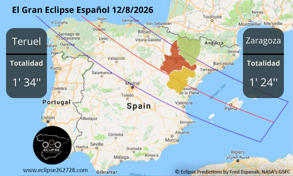 Teruel se presenta en #Fitur2026 mirando al cielo. 
El eclipse total del 12 de agosto ya tiene uno de sus mejores escenarios: paisajes limpios, poca contaminación lumínica y mucho territorio por descubrir.
2026 suena a viaje. <a href="/SienteTeruelDPT/">SienteTeruelDPT</a> #SienteTeruel