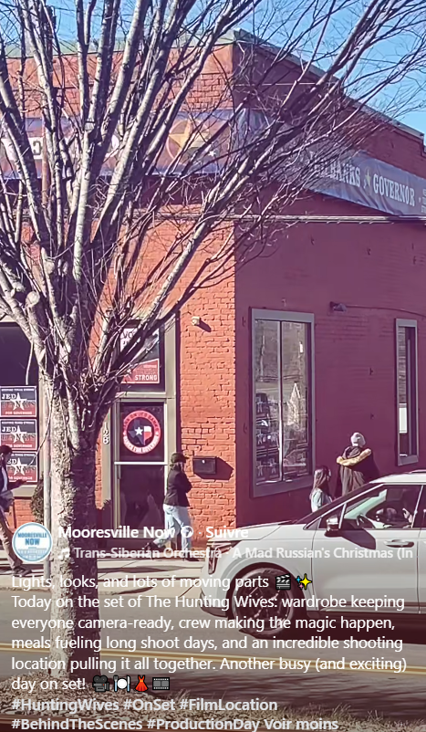 DomiLewis's tweet photo. "Lights, looks, and lots of moving parts 🎬✨
Today on the set of #TheHuntingWives:
wardrobe keeping everyone camera-ready, crew making the magic happen, meals fueling long shoot days, and an incredible shooting location"
#OnSet #FilmLocation https://t.co/1rqm6xG5gC https://t.co/PvJg1166Dy