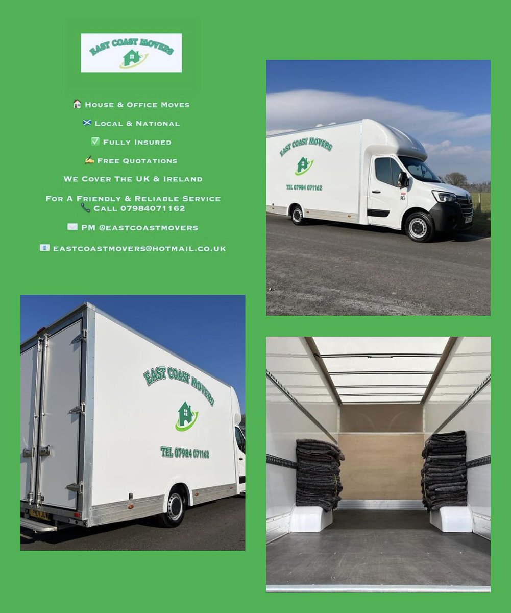 dryden_andy's tweet photo. 2 Bed House Move from #Laurencekirk to #MuirOfOrd in the #Highlands today! 
A bit blowy &amp; rainy on the way up but we have arrived at our destination! 💨 🌧️ 🚛 📦 🏡 
If you’re looking for a quote please get in touch and we will be happy to help. 
eastcoastmovers@hotmail.co.uk https://t.co/HYVvy03Eq4