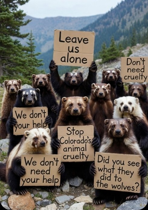 Attention Colorado hikers and climbers. 

Every 14er in Colorado, which is prime hiking country, will also become "critical habitat" for whatever wolverines <a href="/COParksWildlife/">Colorado Parks and Wildlife</a> brings into the state, raising questions about how long access will be allowed once these species