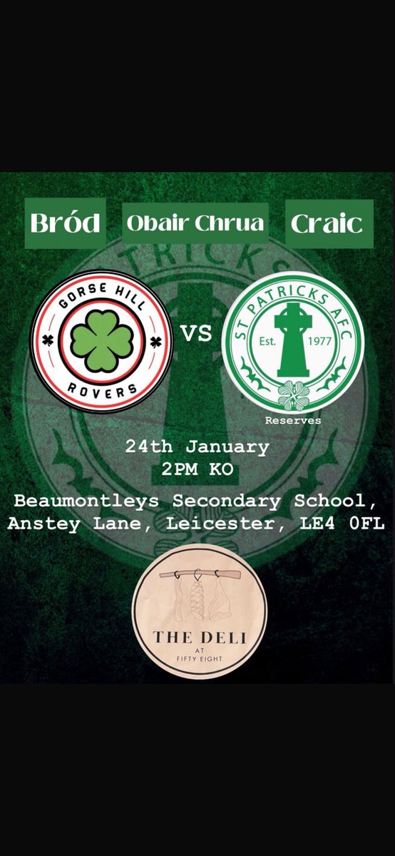 St Patrick’s AFC tweet media