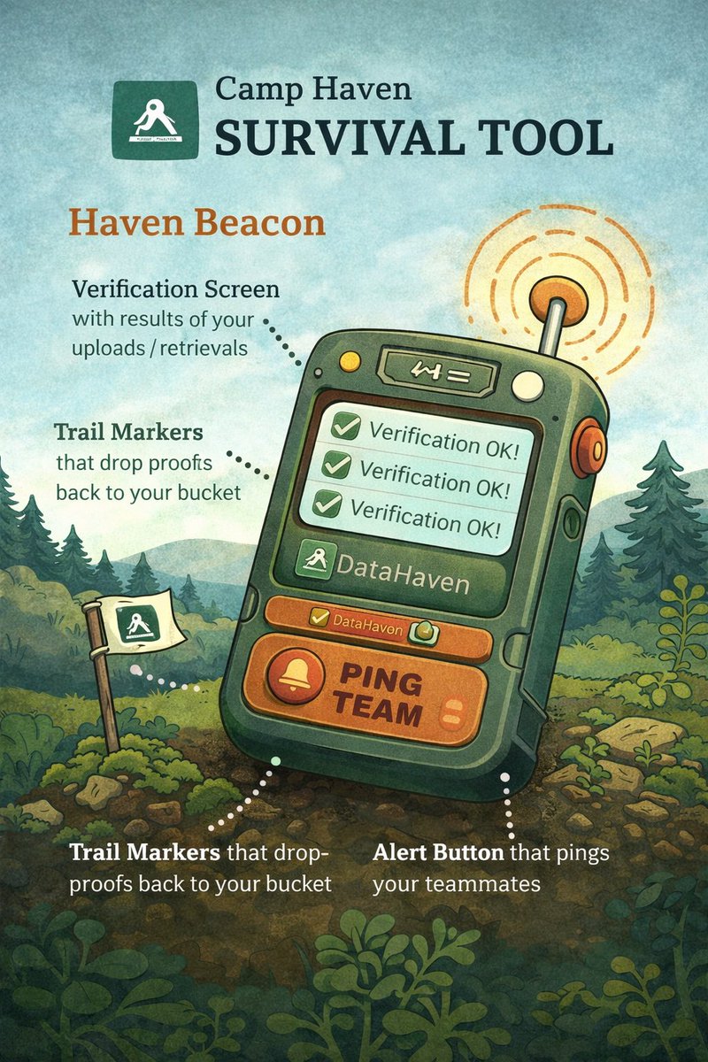 Meet the “VaultLeaf Beacon”: a palm-sized solar compass + water purifier + SOS strobe that logs safe coordinates to your DataHaven bucket for the whole Valley. Built for storms, night treks, and lost trails. <a href="/DataHaven_xyz/">DataHaven 🫎</a> Survival Tool