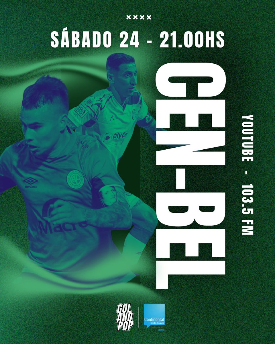 ⚽️🔜 ¡LO QUE VIENE… #BELGRANO VISITA A #ROSARIOCENTRAL EN EL GIGANTE DE ARROYITO!

📻 <a href="/golandpop/">GOLANDPOP 📻</a> en <a href="/ContinentalCba/">Radio Continental Córdoba</a> 103.5 FM