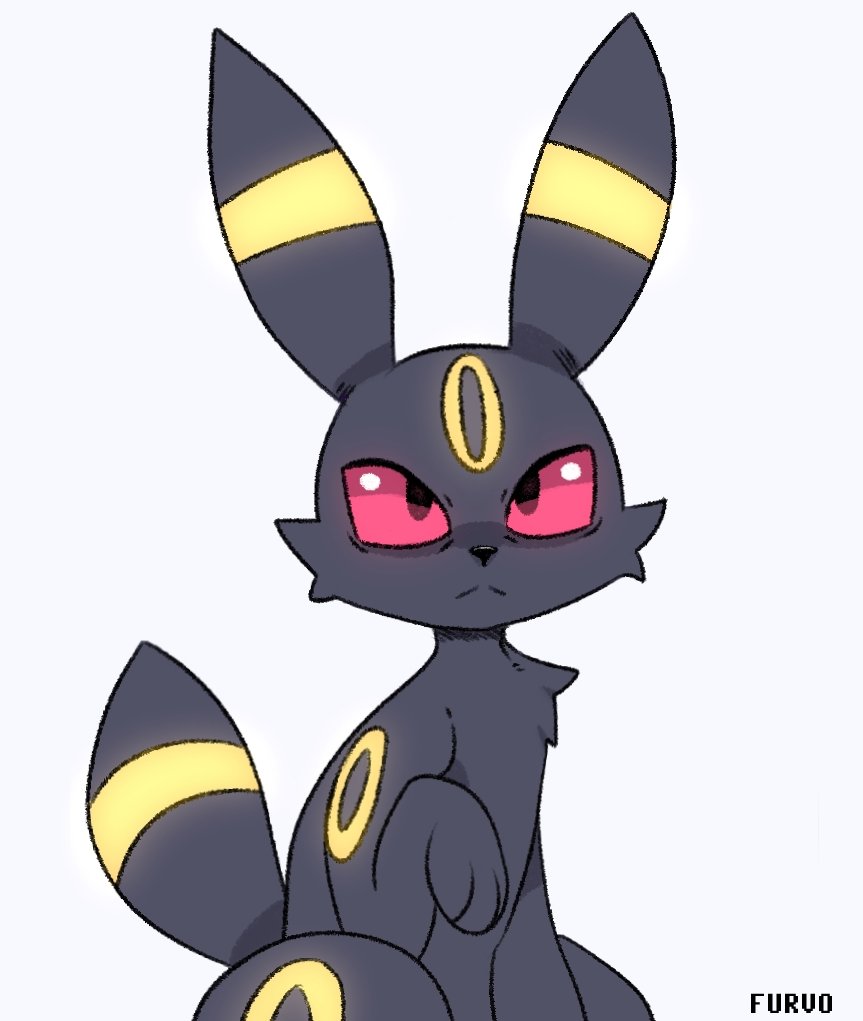 _Furvo_'s tweet image. for some reason I think I never posted this umbreon doodle so here u go