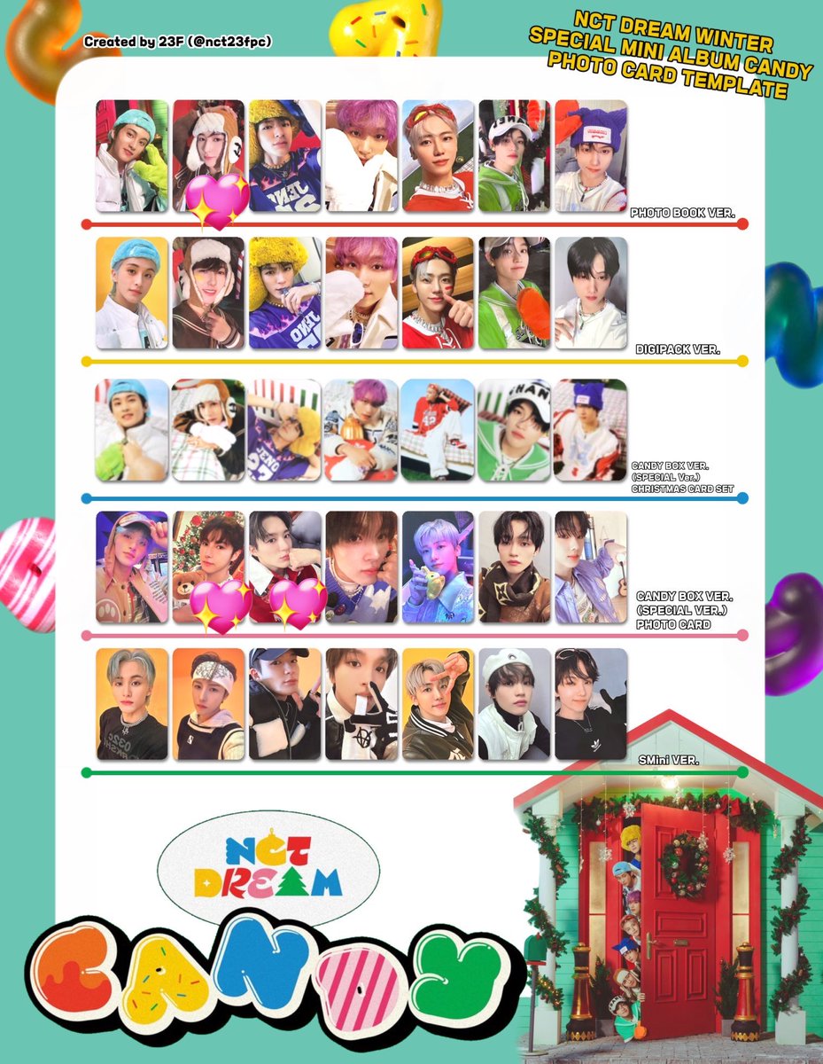 yo_sol8's tweet photo. NCT DREAM CANDY トレカ 交換

譲
ジェノ、ヘチャン、チソン

求
💖ロンジュン、ジェノ

同異種可能です
SMTでの手渡しor郵送での交換可能
条件合う方いらっしゃいましたらお気軽にご連絡お願いします🙏 https://t.co/K8TYRaHGqq
