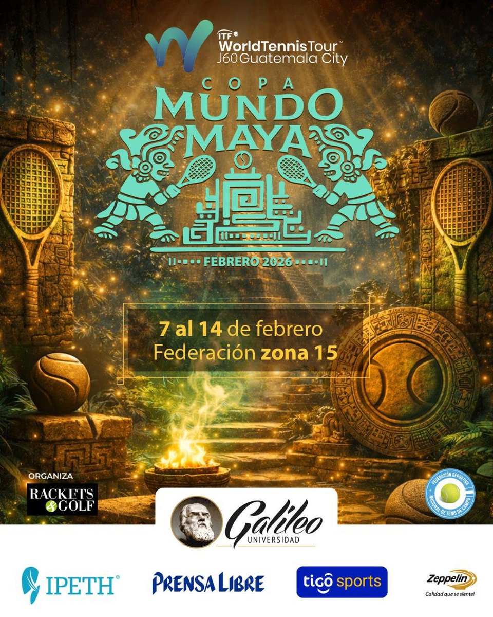 Se viene el primer ITF 🎾🎾 del año, ven y apoya a nuestros talentos nacionales 🔥💪🏼