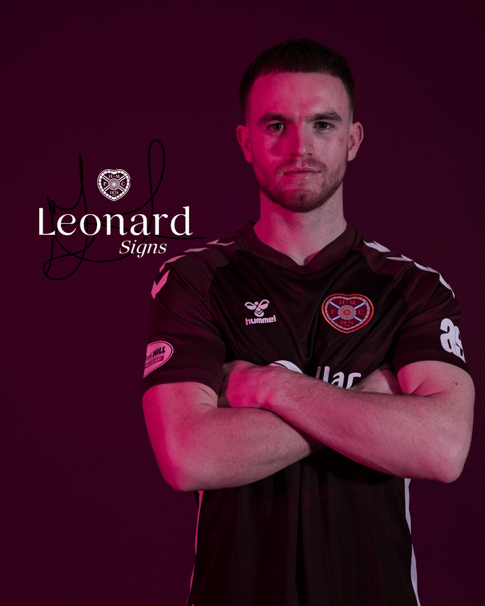 ✍️ We are delighted to confirm the loan signing of Marc Leonard from Birmingham City

The 24-year-old joins the Jambos – subject to SFA approval and ITC – from the English Championship side until the end of the season.

Welcome home, Marc! 🤝

ℹ️➡️ tinyurl.com/4usbk2h9