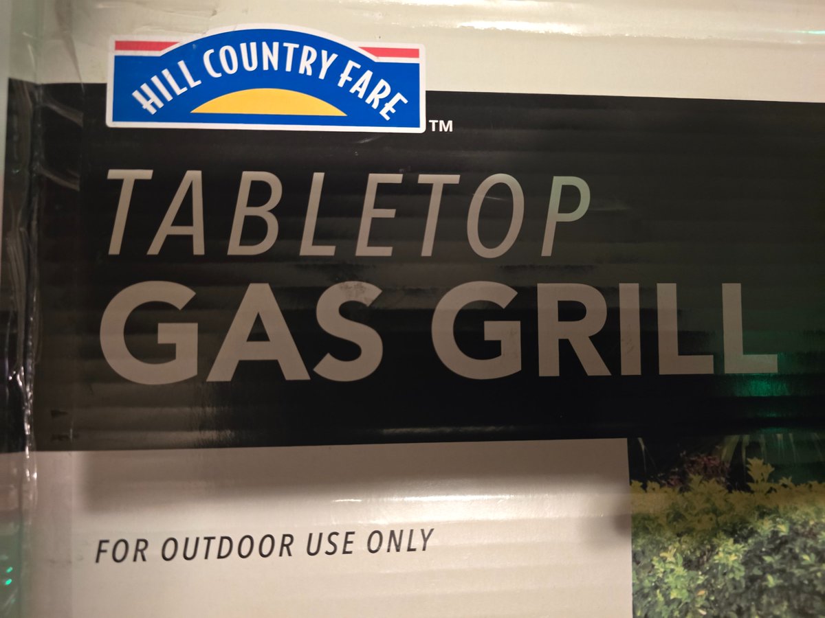 JimmentH's tweet photo. Hey @HEB when is a tabletop grill not a tabletop grill? When it's Hill Country Fare apparently! https://t.co/AcPf0FBDha