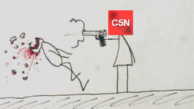 - En C5N somos un canal muy plural porque tenemos a la xenofoba, cipaya, nazi y libertaria de Mariana Brey y respetamos siempre sus opiniones.

- Yo queria decir que hay un genocidio en Gaza de Isra