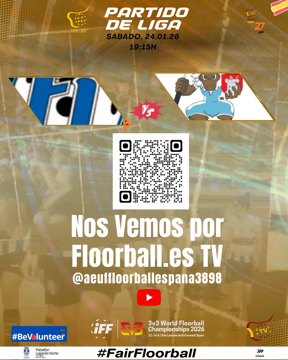 Jornada 10
Floorball.es TV : Liga ORO, Leganés Juvenil vs Bucardos Guadarrama #floorball #floorballespaña #ligaoro
<a href="/Guada_Deporte/">Deportes Guadarrama</a>
<a href="/floorball_Lega/">Floorball Leganés</a>
<a href="/isdeuniversity/">ISDE Law Business School</a>
<a href="/AytoLeganes/">Ayuntamiento de Leganés</a>
<a href="/Ayto_Guadarrama/">Ayto de Guadarrama</a>
<a href="/AperitivoLaReal/">AperitivosLaReal</a>
floorball.es/floorballtv
