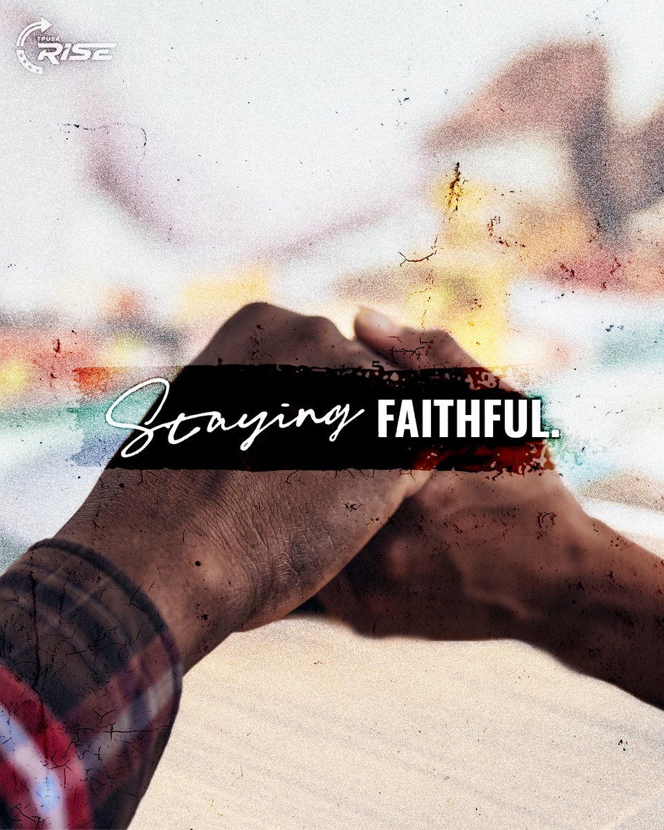 TPUSARISE's tweet image. In a culture that celebrates quitting, walking away, and starting over...staying is rebellion. 

Staying committed. 
Staying faithful. 
Staying when it’s hard.  

That’s how #WeRISE.