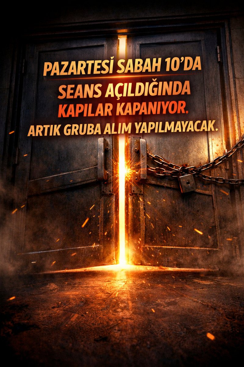 gaddarborsaci's tweet photo. ♨️Kapı kapandıktan sonra bu gruba girmenin bedeli bugünkü gibi olmayacak.
#Borsaİstanbul https://t.co/BC98X8sZ4V