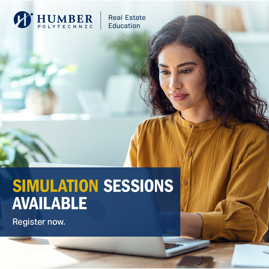 Our weekly and weekend Simulation Sessions offer hands-on practice designed with industry experts. Ideal for learners advancing to Course 4 or Course 5.

👉 Register Today: bit.ly/4pDrc7o

#RealEstateEducation #OntarioRealtors #RealtorJourney #HumberRealEstate
