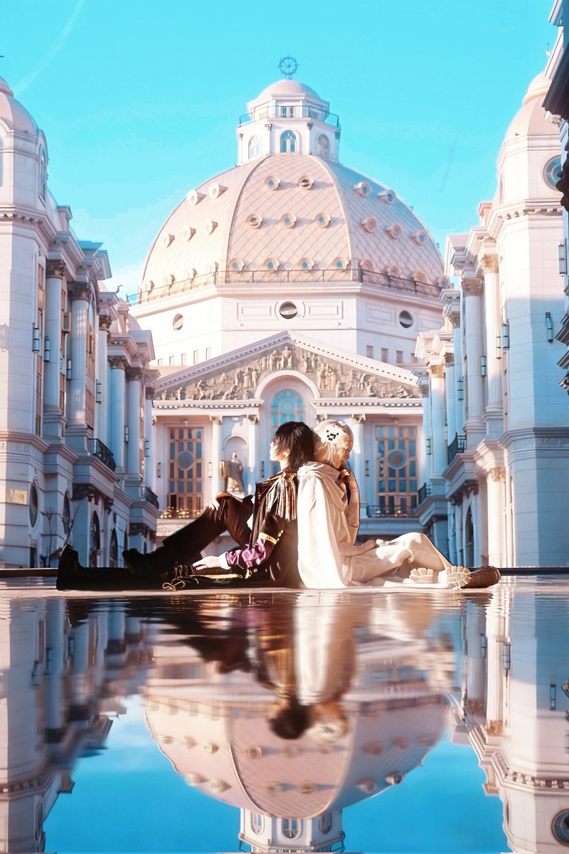 FiveN86772's tweet photo. 【state smp/cosplay】
“Worthy rival, cherished soul. Love and hate to the bone.
#statesmp #cosplay #fluxion #saparata #fluxarata #fanart #mcyt 
fluxion：95
saparata：39
📸：赋笛 https://t.co/BhwNdCxi0a