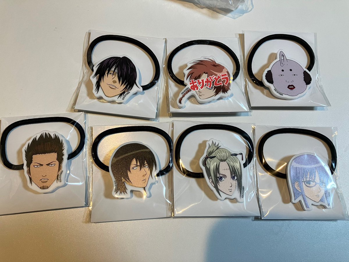 交換/譲渡】銀魂 ナンジャタウン アクセサリーゴムコレクション 生首