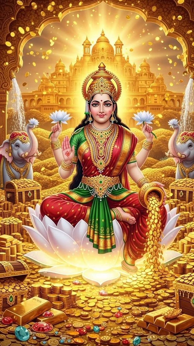 AkshitaL_'s tweet photo. यश, धन, वैभव, सुख, सम्पति दाता माँ महालक्ष्मी https://t.co/TzuGEYkHbG