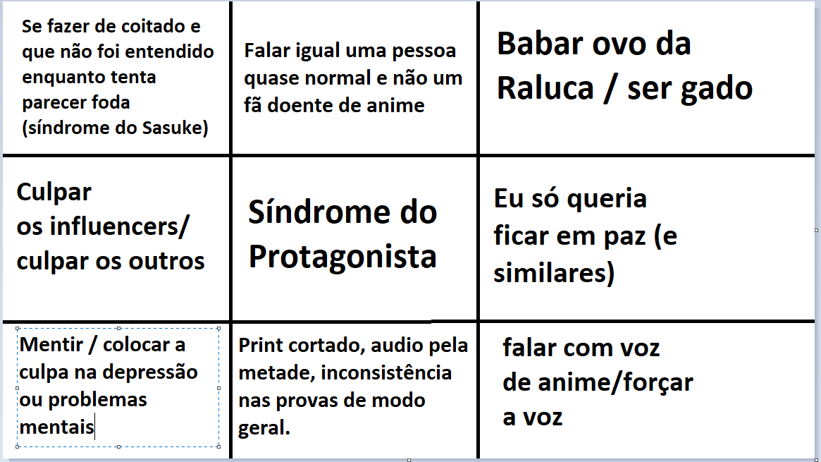Bingo do Stalker da Raluca audios e etc pra live.