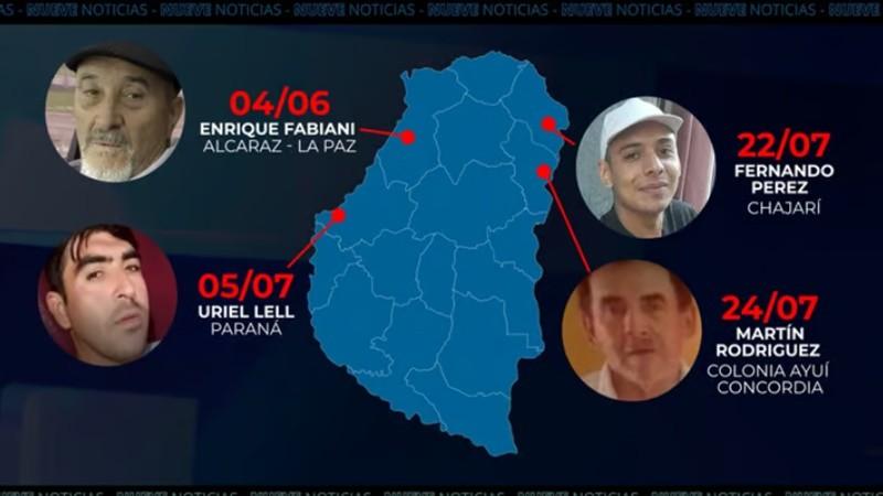 DanielColignn's tweet image. Desapariciones en Entre  Rios.
Se trata de cuatro personas desaparecidas de las que no se tienen novedades pese a los operativos y rastrillajes.  En Entre Ríos, la Justicia y la Policía, junto a otras fuerzas como Prefectura Naval Argentina, lo buscan sin resultados positivos aún