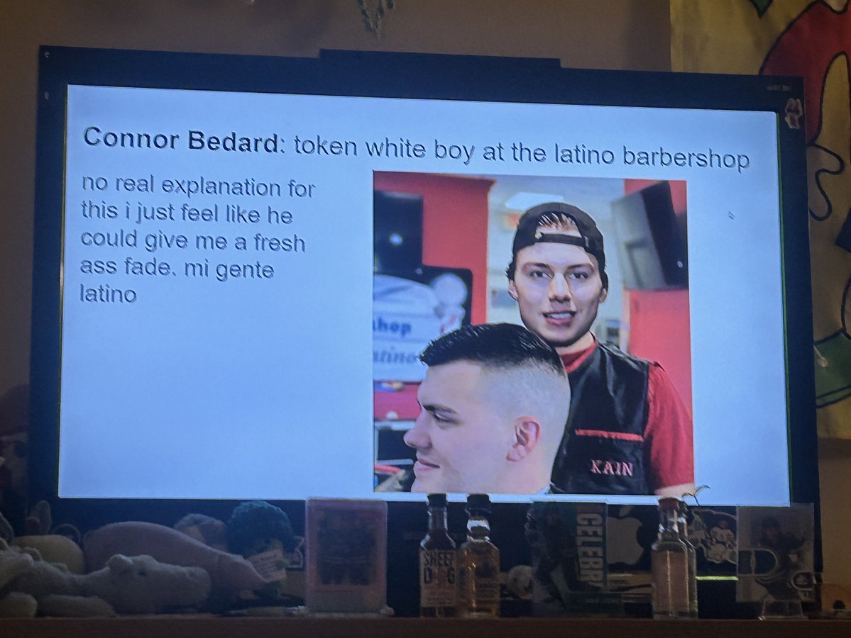 fishtastix's tweet image. presentation night for my partner’s 21st birthday and they chose “nhlers and what job i think they would have