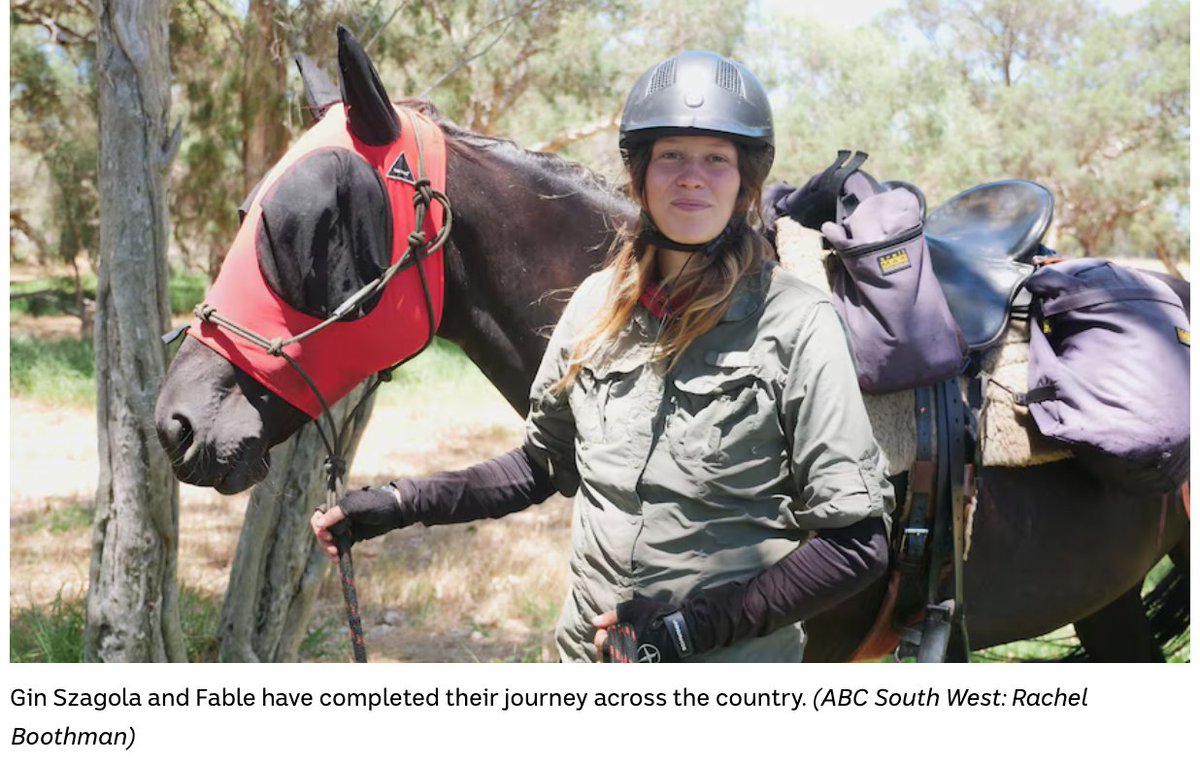 American rider and brumby complete 4,400km journey across Australia
endurance.net/CurrentNews/#B…