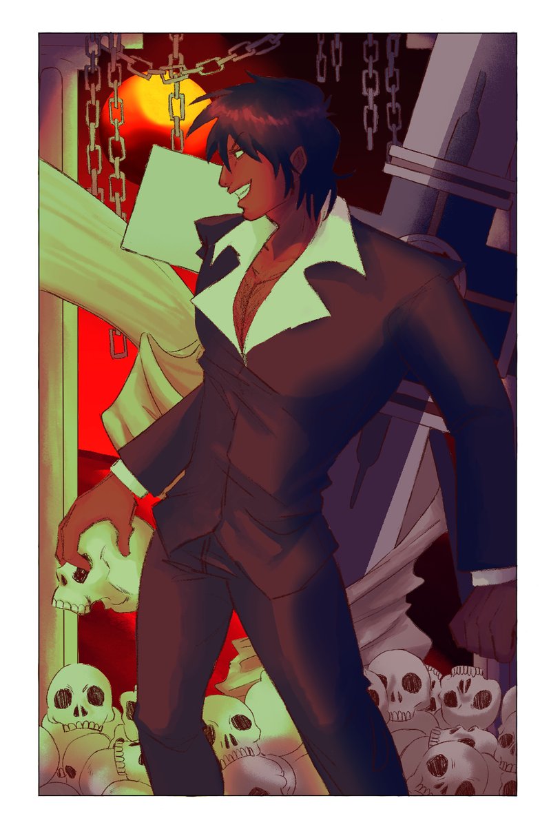 tried my best to render 
#trigun #wolfwood #TRIGUNSTAMPEDE