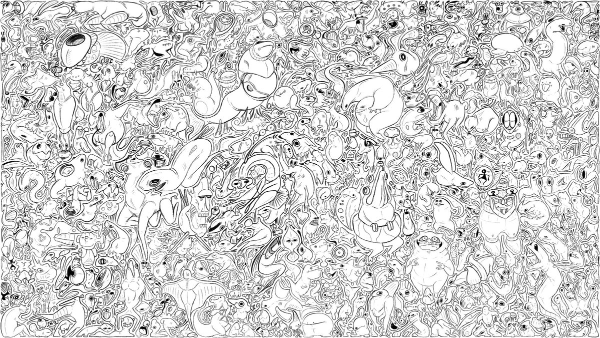 RedRoverOhSix's tweet photo. “500 Fish”

Took over a year to make this, originally started as an imagination exercise and then ballooned into this. My favorite thing I’ve made ever and that will probably be the case for a while. https://t.co/3hlkVknOBk