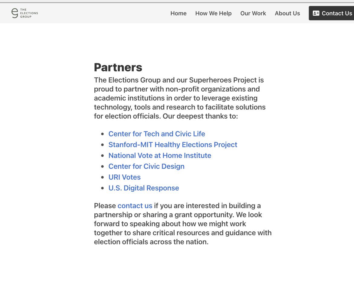 pepesgrandma's tweet image. Well this is not good. Georgia Risk Limited audits were performed by Elections Group. 

Jennifer Morrell created Elections Group, and she and Praetz established partnerships with “voting experts” from several nonprofits and academic institutions, such as the Center for Tech and…