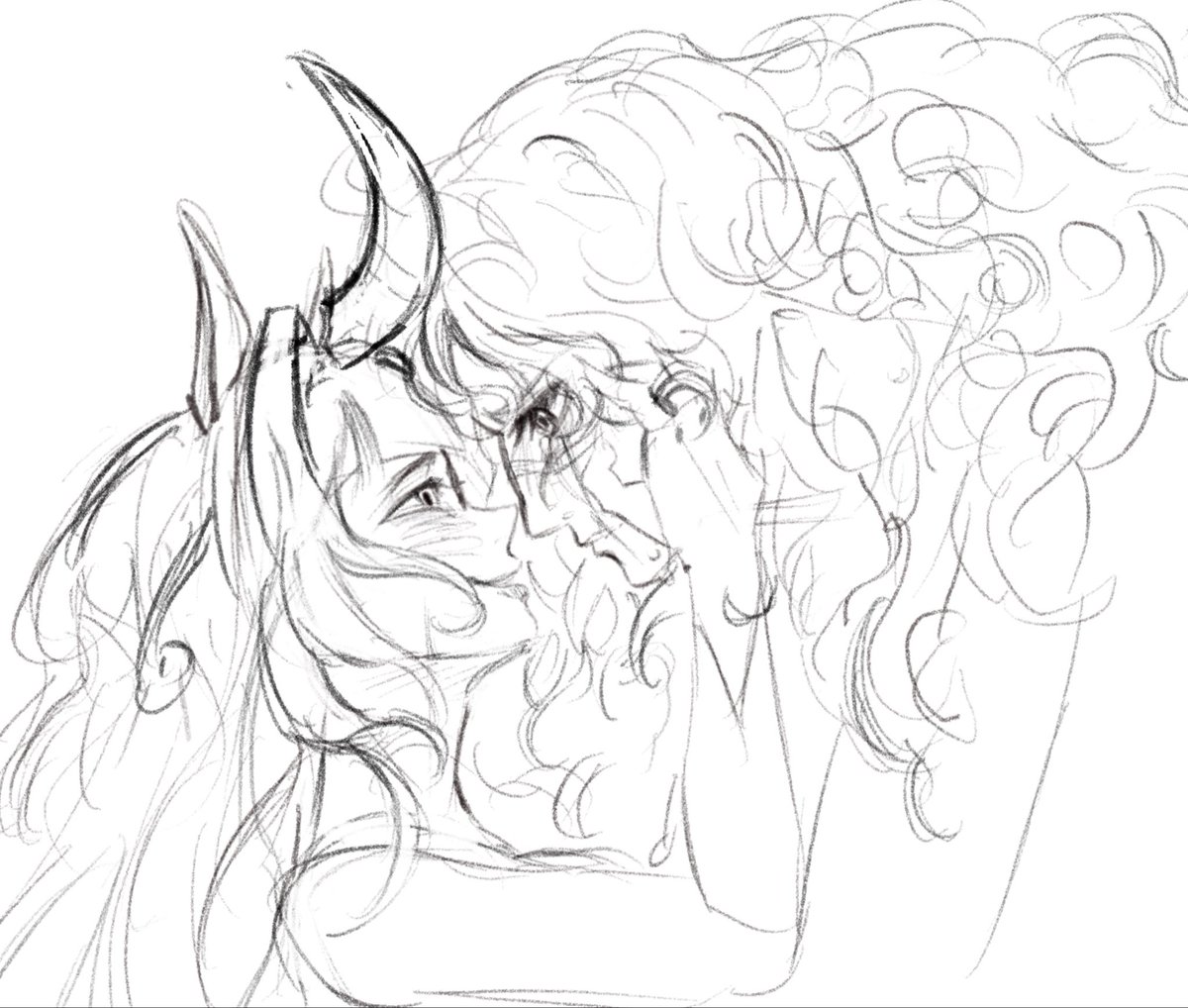 My lesbian ocs going at it fr