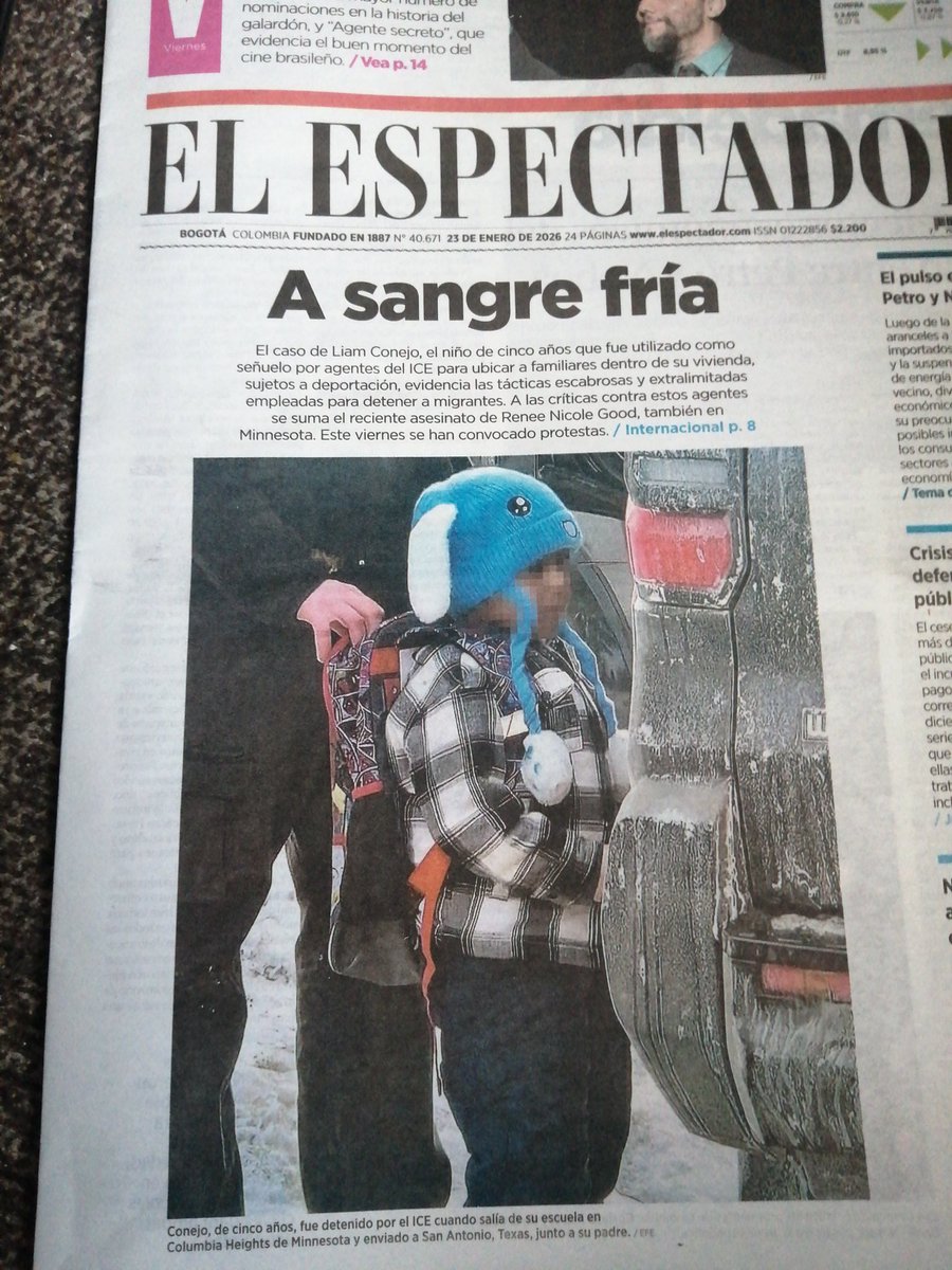 No estoy a favor ni en contra de ICE; pero si leyeron que el papá abandonó al niño... Qué hpta!