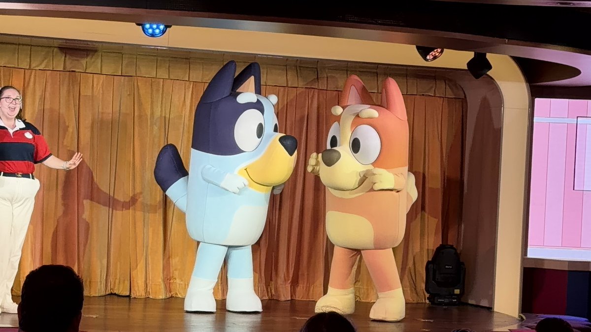 BREAKING: Bluey and Bingo have made their debut aboard the Disney Dream!