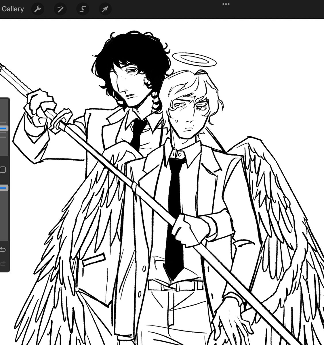 soapysangels's tweet photo. akiangel byler wip runs away
#byler https://t.co/Y78u3dmeH7