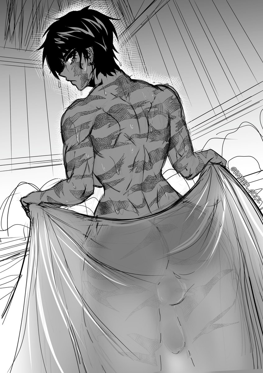 Maki Zenin after the fight. 🍆🥚🥚