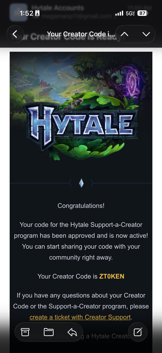 PKMNFD's tweet photo. Wanting say a BIG thanks to @Simon_Hypixel &amp; @Hytale team for this opportunity and becoming a Hytale content creator! The game is great and glad to been waiting all these years. 

Please buy this game and support the devs! PROMO: ZT0KEN https://t.co/12kxA9UW11