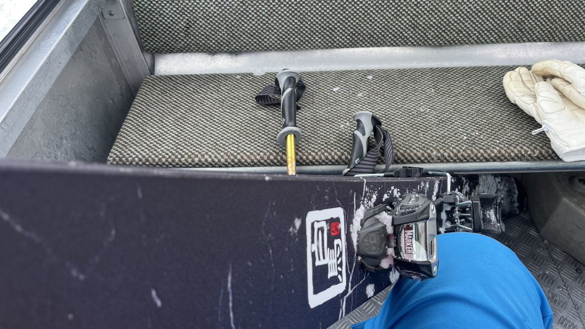 志賀高原は搬器が古いから太板はラックに刺せないから不便w そして今季