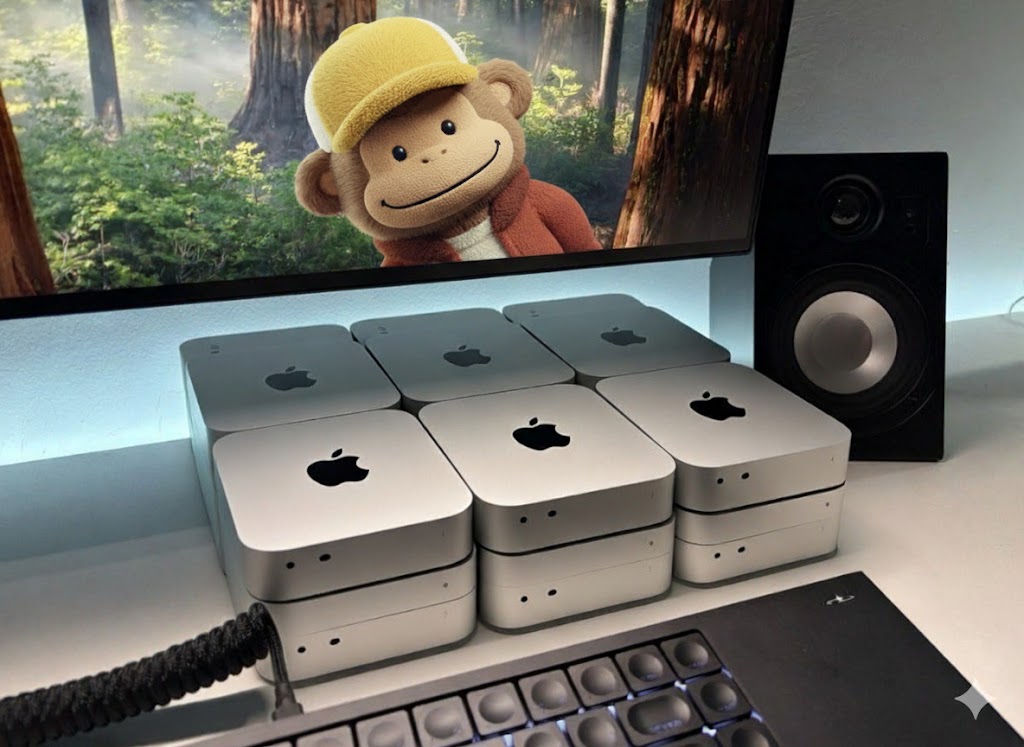 Tomaszdev's tweet image. Imagine taking a smart model and giving it eyes and hands, sitting at a desk with a keyboard and mouse connected to a Mac mini(s).

You can message it like a coworker from another device or channel, and it can do anything a person could do on that Mac mini.

Clyde is HIM.