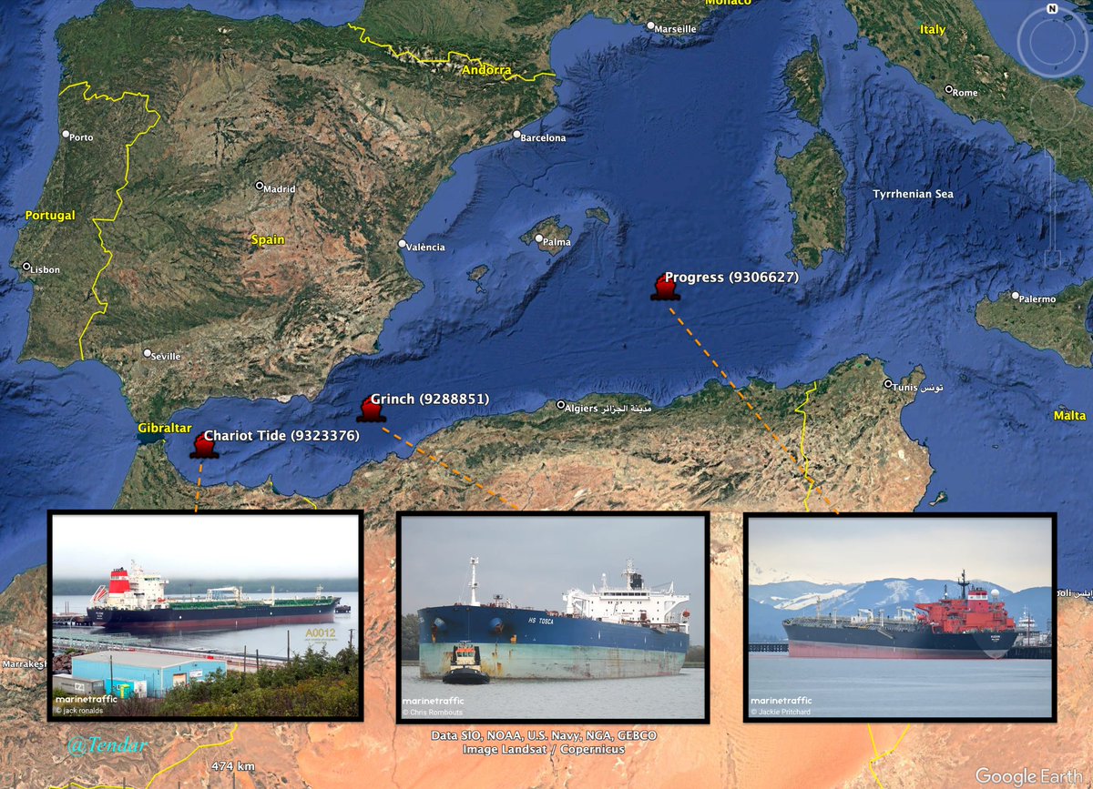 Two more Russian shadow fleet tankers in the Mediterranean Sea ...
