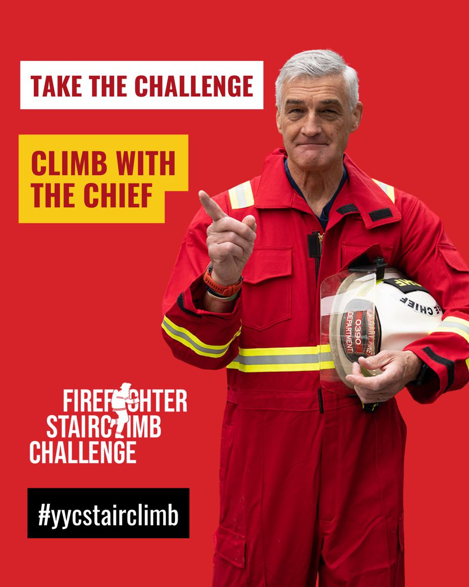 Fire Chief Steve Dongworth is in. Are you?

Every step supports <a href="/WellspringAB/">Wellspring Alberta</a> and helps ensure no one faces cancer alone. Register now at loom.ly/luOw3Zk

#YYCStairclimb #ClimbForCancer #SupportWellspring #WhyWeClimb #FirefighterStrong