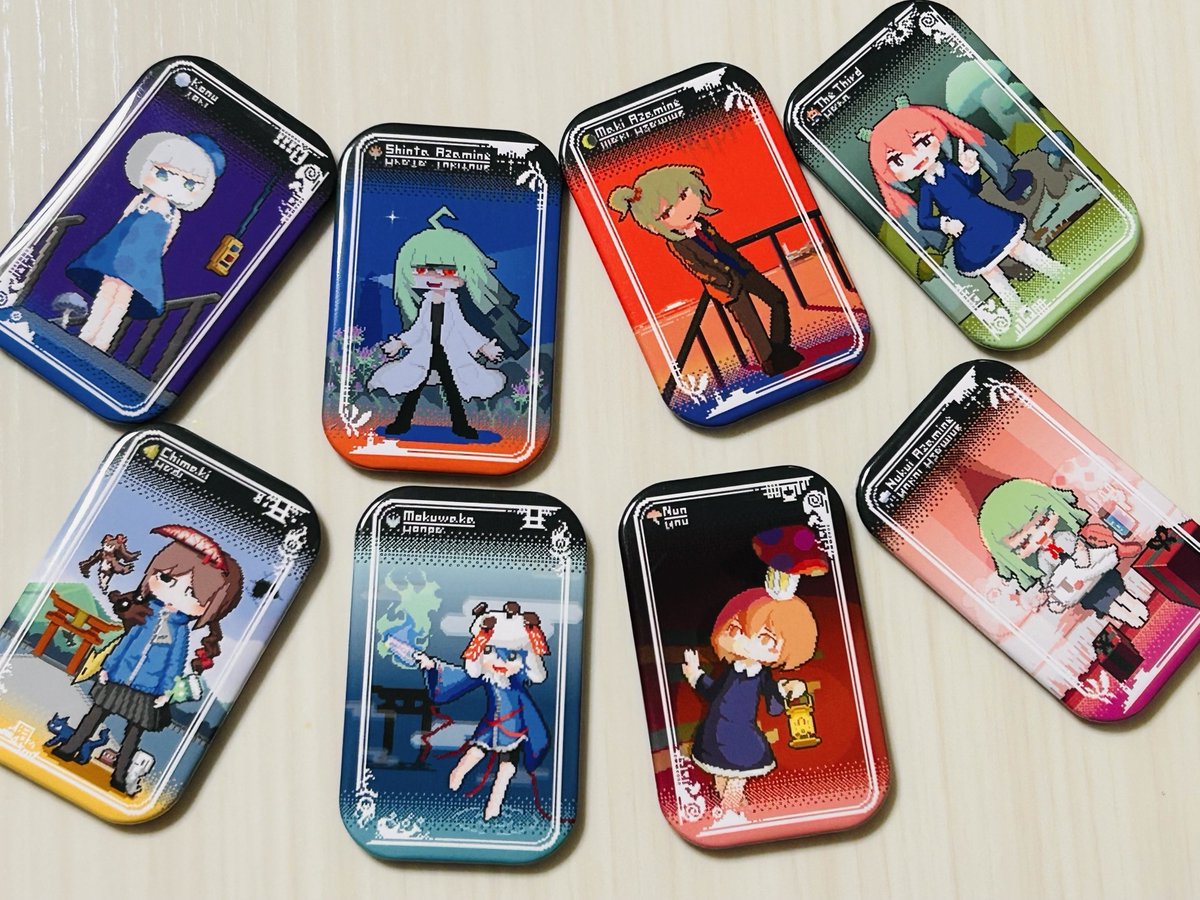 今回も「缶バッジの達人」様で制作しました～この長方形に惚れて