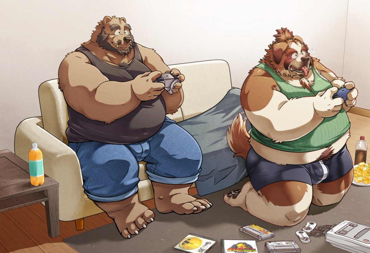 「ロッッケンストーン！」
「挨拶は大事やね」
「これ言うと安心するよね」
「言わんと落ち着かんの、もう職業病」

リクもらった「トムさんとジョイさんが遊ぶとこ」でした😊
恋愛整備本編はもっと時代が昭和な技術なのでゲームとかはないのですが、もし現代だったらこういう泊りがけで遊ぶ仲かなって