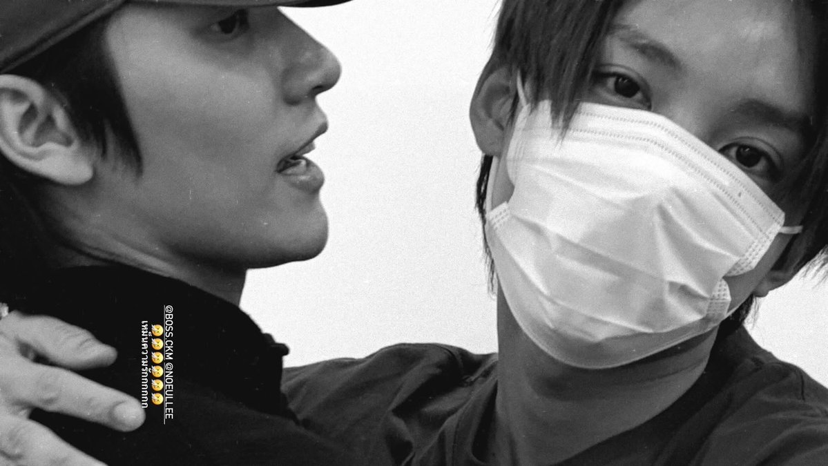 顔逸らしてもぼすくんの首に手を回してるのるくんがすきです😊