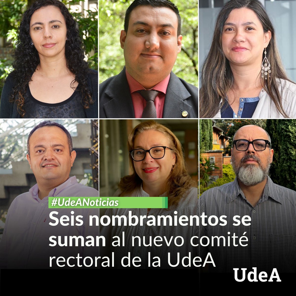 He iniciado el proceso de conformación del nuevo equipo rectoral, un grupo de universitarios comprometidos con la estabilidad y el futuro de nuestra Alma Mater. 

udea.edu.co/wps/portal/ude…