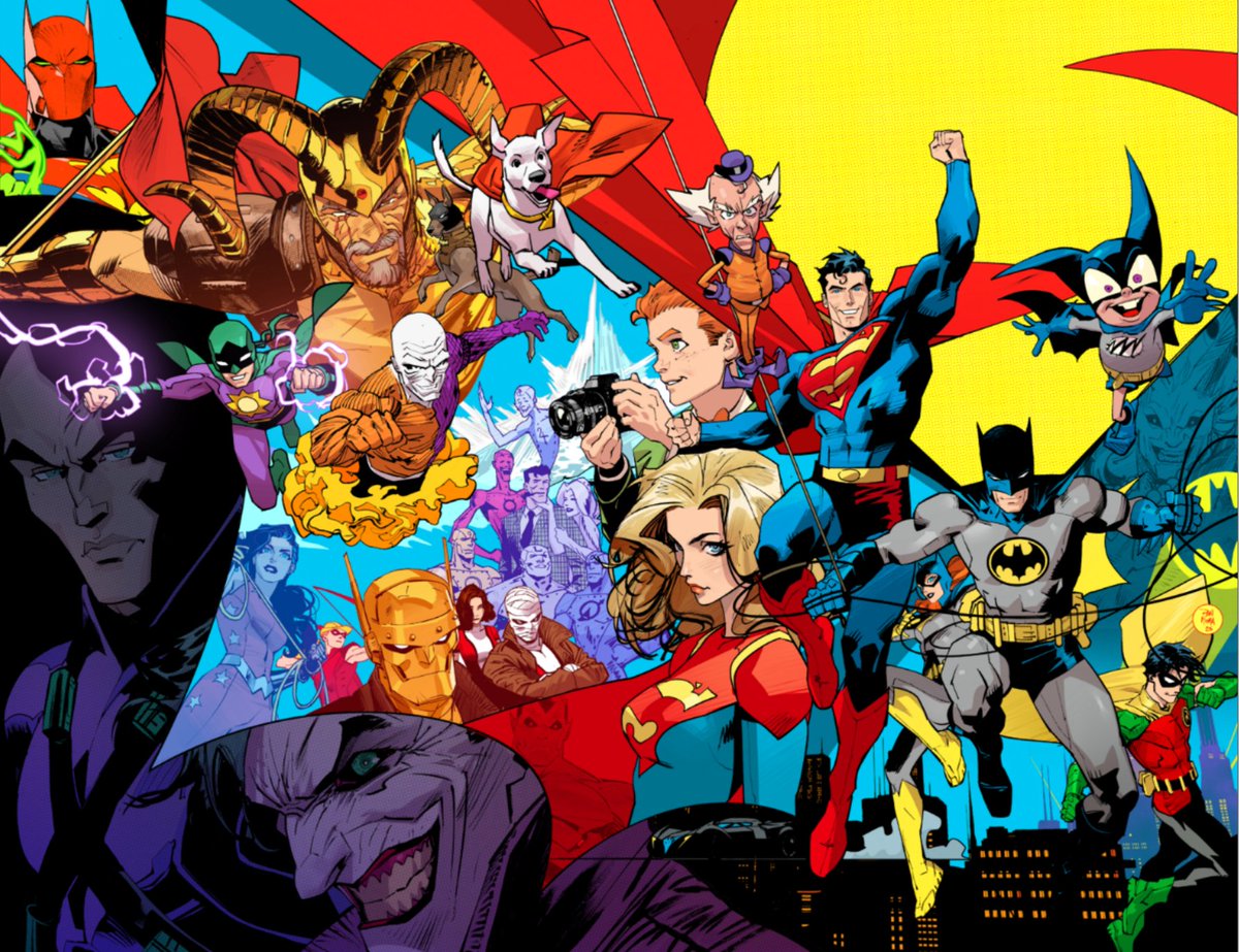 Danmora_c's tweet image. I'm very happy that DC let me participate in this special issue. Batman Superman World Finest #50