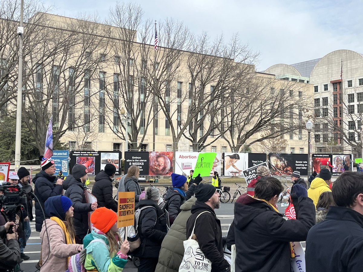 abortionNO's tweet photo. Are you at the MFL in DC today? We are! 

#MFL2026 #MarchForLife #MarchForLife2026 #MarchForLifeDC https://t.co/PSd5c4Q9tW