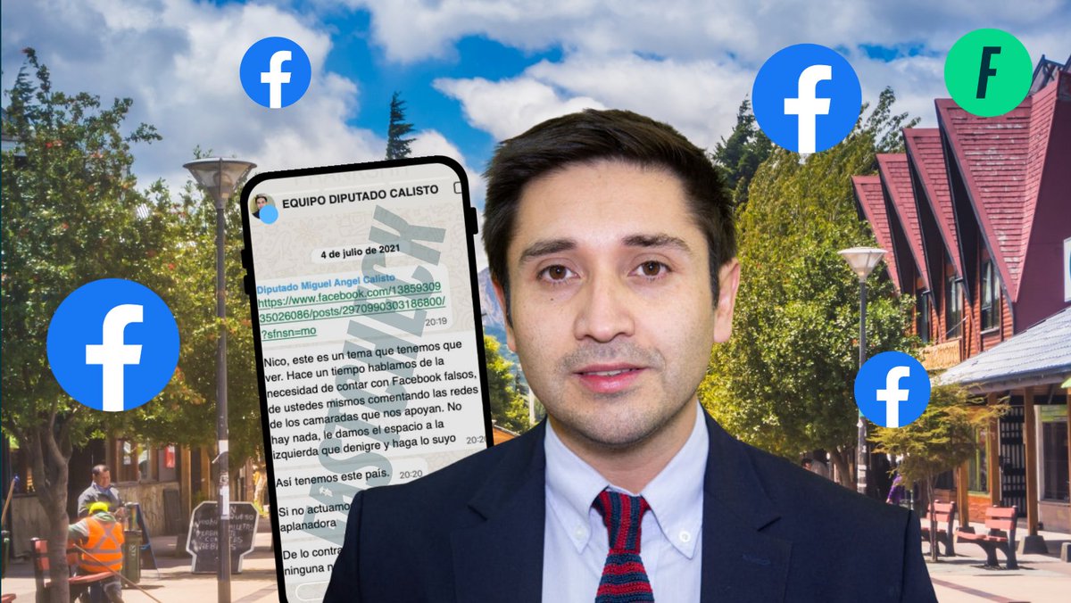 🇨🇱 País | “Pago lo que sea”: chats revelan que diputado Calisto ordenó crear cuentas falsas en Facebook para neutralizar detractores

Lee nuestra nota completa👇
fastcheck.cl/2026/01/25/pag…