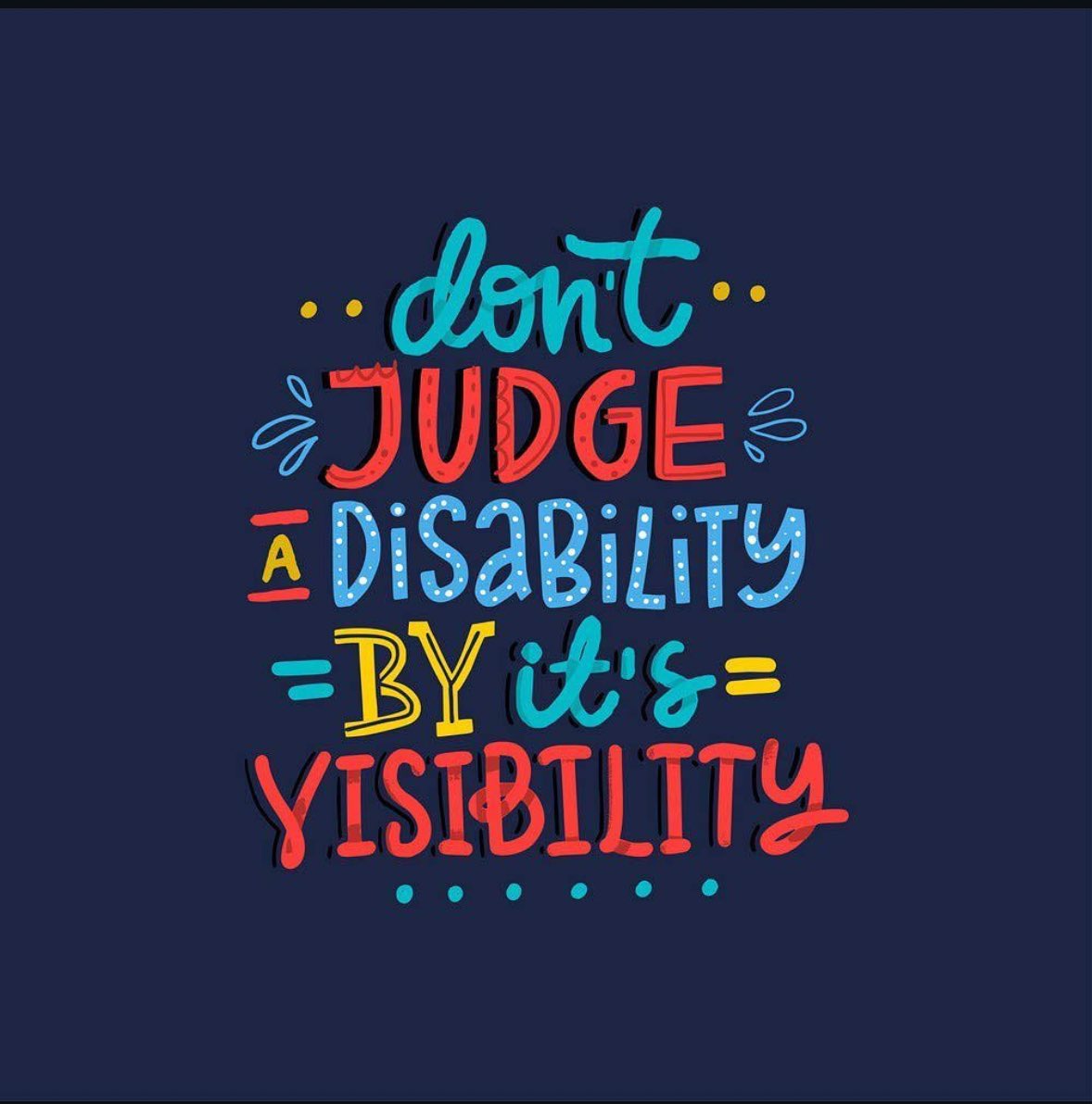 areyoflight's tweet image. Don’t judge a #disability by its visibility. 

#DisabilityTwitter