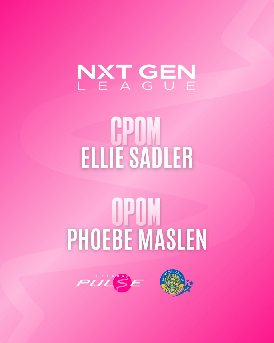 PulsePathway's tweet photo. First win on the board 🎉 

All 12 out on court and a convincing win. Thank you @TeamBathNetball for a fantastic first NXT Gen game. 

See you next week 💗 https://t.co/6zVjmDS9w8