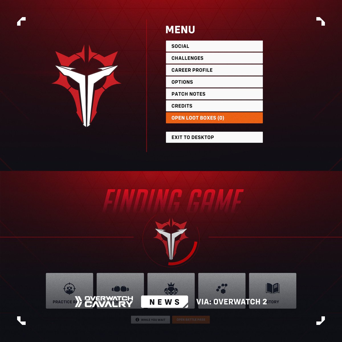 Neues Talon Menü in #Overwatch2 🔻

Talons Logo wurde redesigned, um einem Wolfskopf zu gleichen und erscheint jetzt in mehreren In-Game Menüs, wo es oft das Overwatch Logo ersetzt.